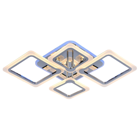 Светодиодная диммируемая люстра с ПДУ Profit Light 8050/2+2 CHR 