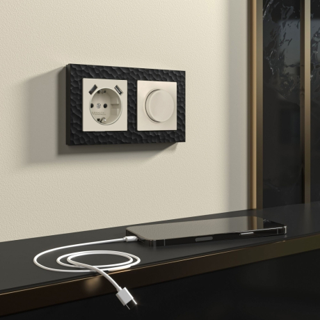 Диммер (айвори матовый) W1142062 Werkel 