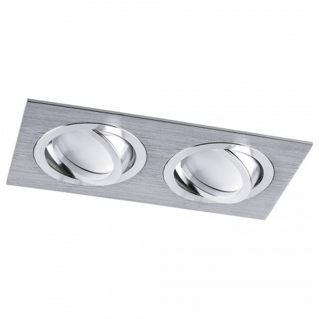 Нарушена упаковка. <260389> Светильник встраиваемый Feron DL2802 потолочный MR16 G5.3 хром 32642