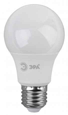 Лампа светодиодная ЭРА E27 9W 2700K матовая LED A60-9W-827-E27 Б0032246 