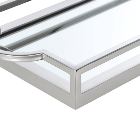 427021 Поднос декоративный SAVANT, L450, B230, H60, сталь, зеркало, цвет хром Eglo 