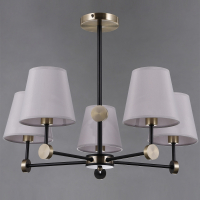 Люстра на штанге Illumico IL0394-5CSQ-24 BK AB CASTOR (1428959)