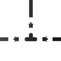 Соединитель X-образный для треков накладных Arte Lamp Rapid-Accessories A613706X