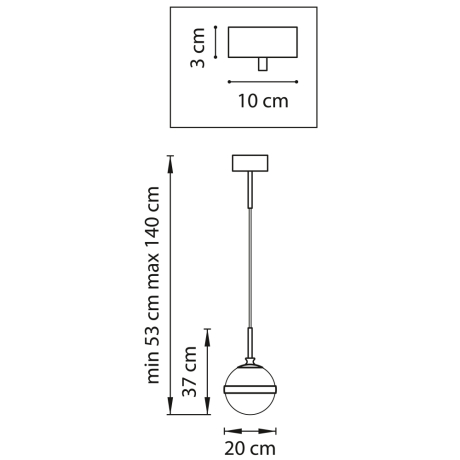 813117 Подвесной светильник Lightstar Globo 