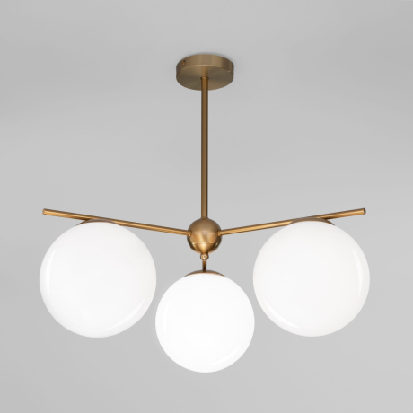 Люстра на штанге со стеклянными плафонами Eurosvet Marbella 60147/3 (a063853) 