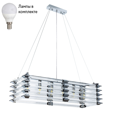 Люстра подвесная с лампочками Arte lamp A1059SP-6CC+Lamps 