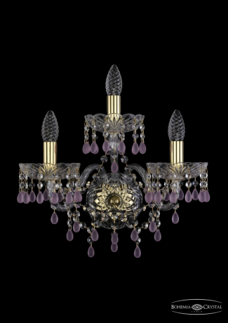 1410B/2+1/160/XL/G/V7010 Бра Bohemia Ivele Crystal 