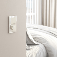 Перекрестный выключатель одноклавишный (айвори матовый) W1113062 Werkel