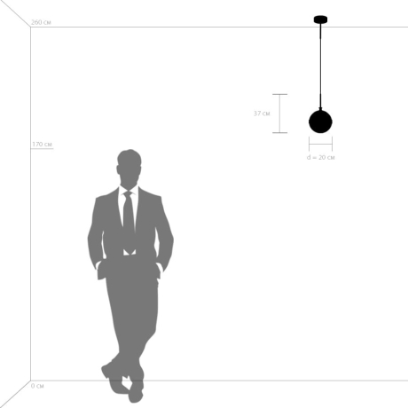 813111 Подвесной светильник Lightstar Globo 