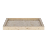 427248 Поднос декоративный MAROMANDIA, L305, B230, H25, мрамор, бежевый Eglo 