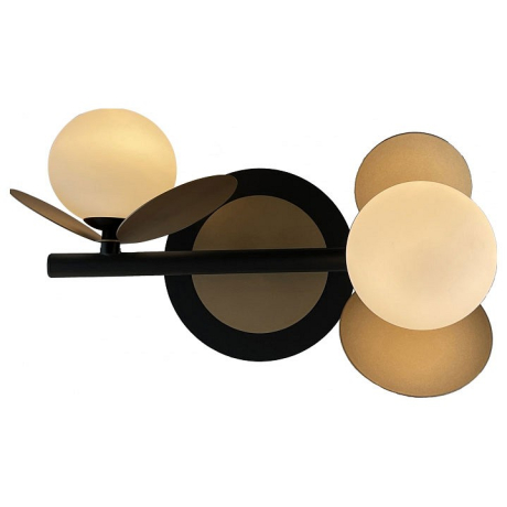 Бра iLedex Savage W4641-2 MBK+SGD 