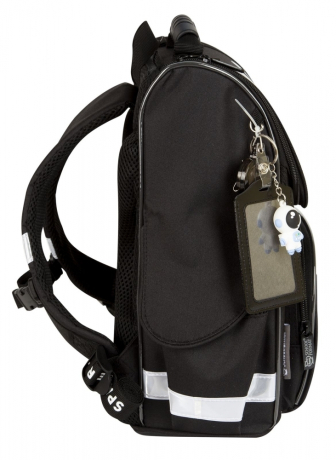 Нарушена упаковка! <712387> Рюкзак Schoolformat BASIC ОТКРЫТЫЙ КОСМОС 13 л черн. 38х28х16 жестк. каркас 1 отд. молния держатель д/карточек, брелок, д/мальчиков РЮКЖК-ОК (247703)