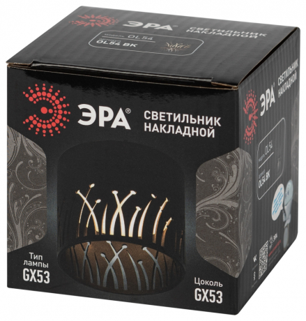 Накладной светильник Эра OL54 BK Б0061192