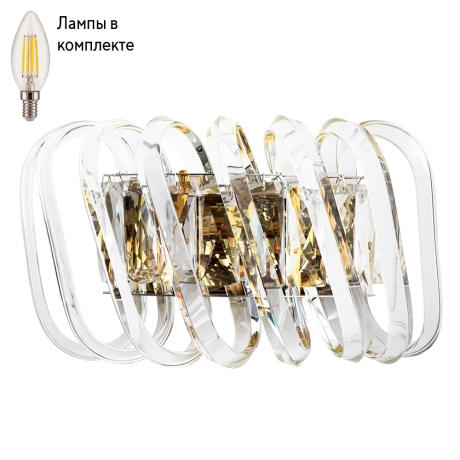 Бра с лампочками DIVINARE 7568/18 AP-2+Lamps 