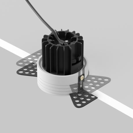 Встраиваемый светильник Technical Round DL058-7W3K-TRS-W 