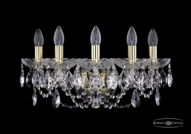 1402B/5/160/XL/G Бра Bohemia Ivele Crystal