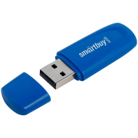 Флеш-диск 16 GB SMARTBUY Scout USB 2.0, синий, SB016GB2SCB (513763)