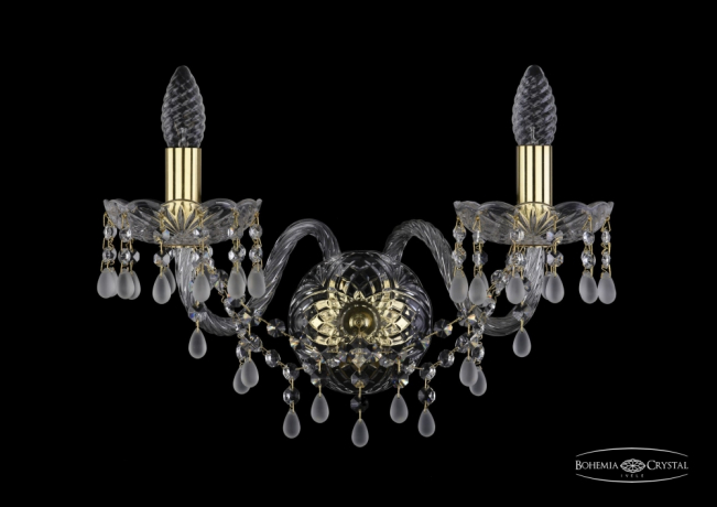 1410B/2/195/XL/G/V0300 Бра Bohemia Ivele Crystal 