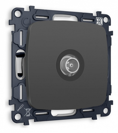 ТВ-розетка проходная без рамки Ambrella Volt OMEGA MO913030