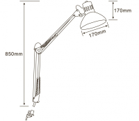 Настольная лампа Arte Lamp Senior A6068LT-1SS
