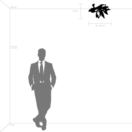 754166 Потолочная люстра Lightstar с поддержкой Алисы, Turbio 