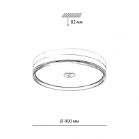 Настенно-потолочный светильник Sonex Eterna Mitra LED 7727/76L