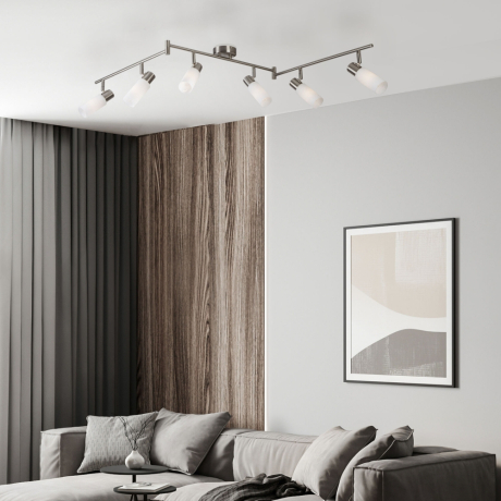 Спот Eurosvet Madison 20043/6 сатин-никель 