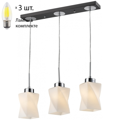 Подвесной светильник с лампочками Velante 280-126-03+Lamps E27 Свеча 