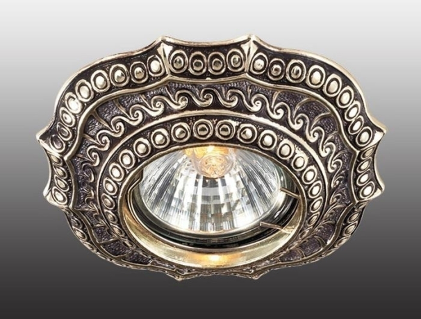 Нарушена упаковка.  <23836>  Встраиваемый точечный светильник Novotech Vintage 369857