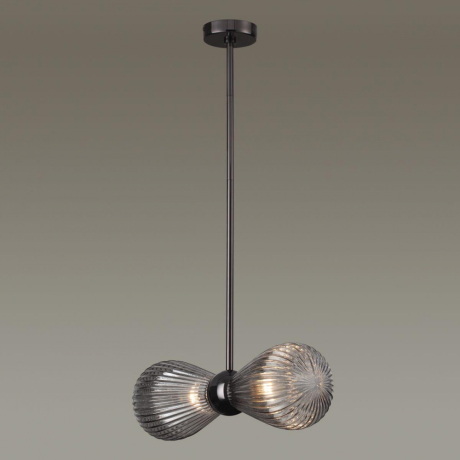 Подвесной светильник Odeon Elica с лампочками 5417/2+Lamps E14 Свеча 