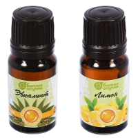 Нарушена упаковка!  <297074> Набор эфирных масел ''эвкалипт и лимон'' 2 масла по 10 мл в блистере в форме капли  32371