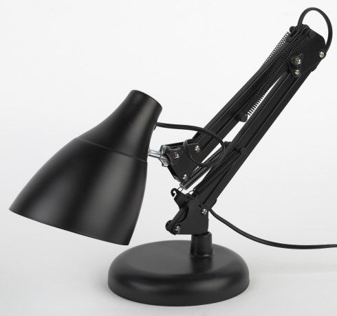 Настольная лампа офисная Эра N-123-Е27-40W-BK Б0047197 