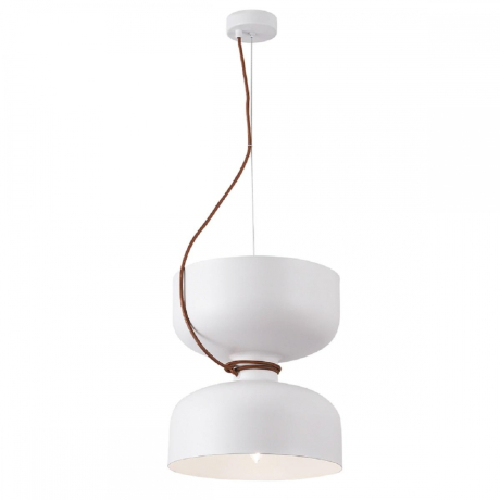 Подвесной светильник с лампочкой CRYSTAL LUX Uno SP1.1 White+Lamps 