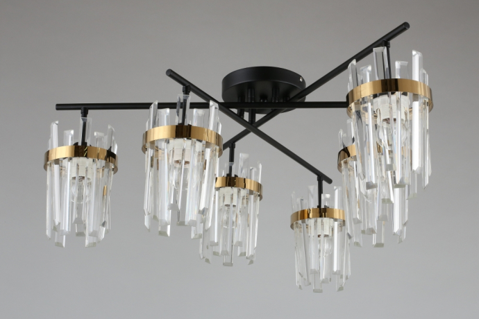 Потолочная люстра с лампочками Omnilux OML-67707-06+Lamps 