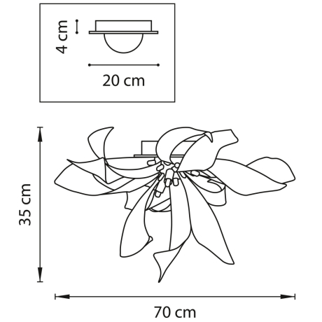 754169 Потолочная люстра Lightstar с поддержкой Алисы, Turbio 