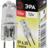 Лампа галогенная ЭРА GY6.35 50W 2700K прозрачная GY6.35-JC-50W-12V C0027372 