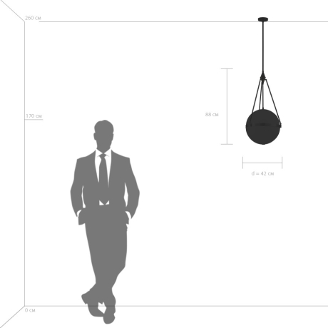 816047 Подвесной светильник Lightstar Modena (MD8571/4B) 
