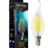 Лампа светодиодная Voltega Candle wind 9W Graphene E14 7Вт 2800K 7132 