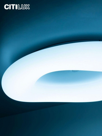 Потолочная светодиодная люстра с голосовым управлением Citilux Стратус Смарт CL732A520G 