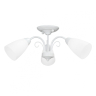 Потолочная люстра белого цвета с 3 плафонами Vitaluce V3499-0/3PL 