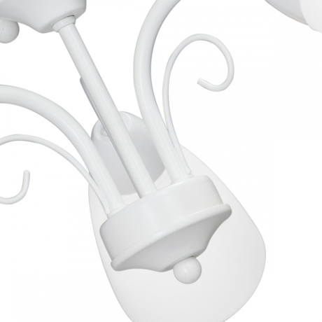 Потолочная люстра белого цвета с 3 плафонами Vitaluce V3499-0/3PL 