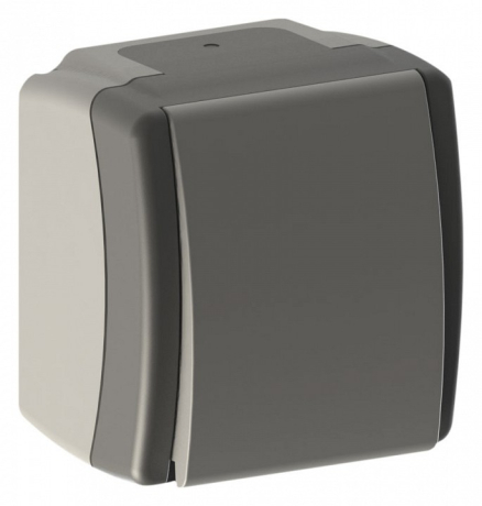 Выключатель одноклавишный влагозащищенный Mono Electric Octans IP54 154-020001-100 
