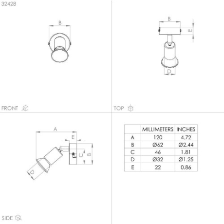 Спот Eglo Buzz-Led 32428 