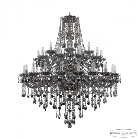 Люстра подвесная Bohemia Ivele Crystal 1415/20+10+5/400/2d Ni M781 