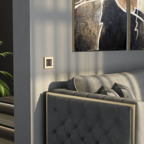 Рамка на 1 пост Werkel AluMax шампань W0013511 