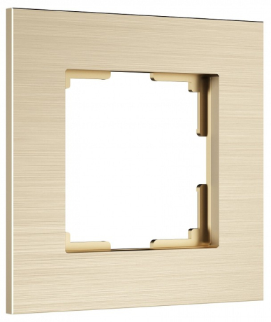 Рамка на 1 пост Werkel AluMax шампань W0013511 