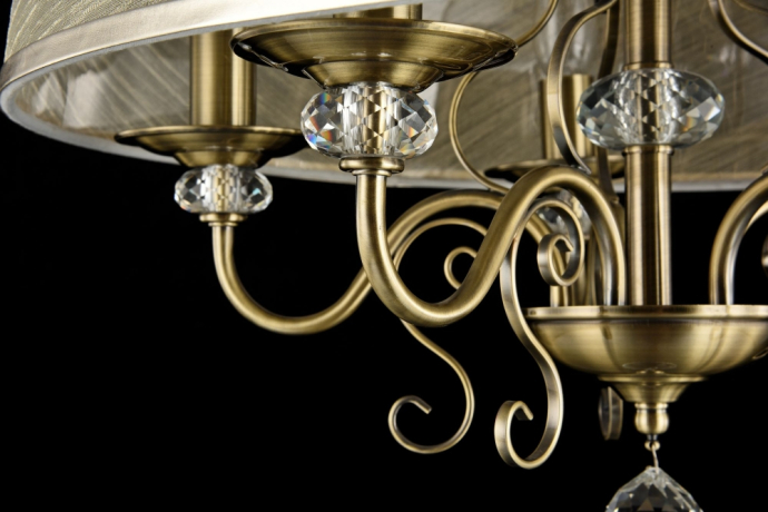 FR2405-PL-05C-BZ Подвесная люстра Freya Driana (FR405-55-R) 