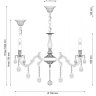 Подвесная люстра Lucia Tucci Firenze FIRENZE 141.8 coffe gold 