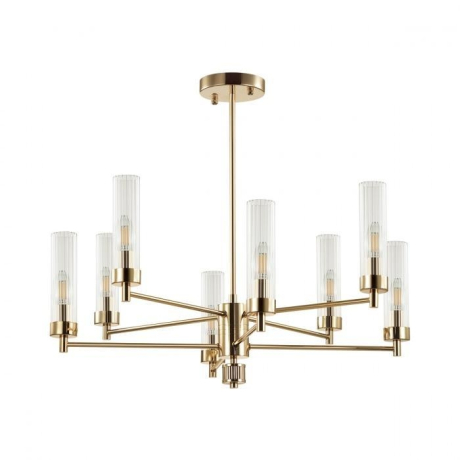 Люстра на штанге Lumion Kamilla с поддержкой Алиса 5274/8C-А 