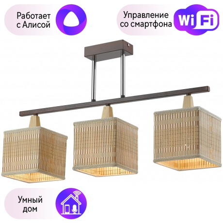 Люстра потолочная Velante 266 с Алисой 266-127-03-A 